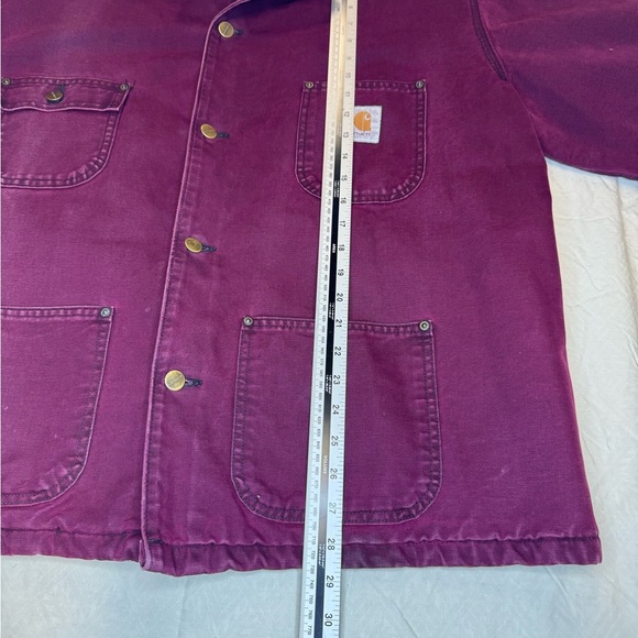Carhartt Burgundy Work Jacket - Picture 8 of 8